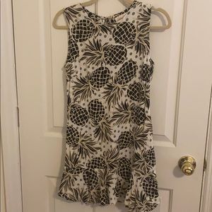 Ava sky pineapple mini dress